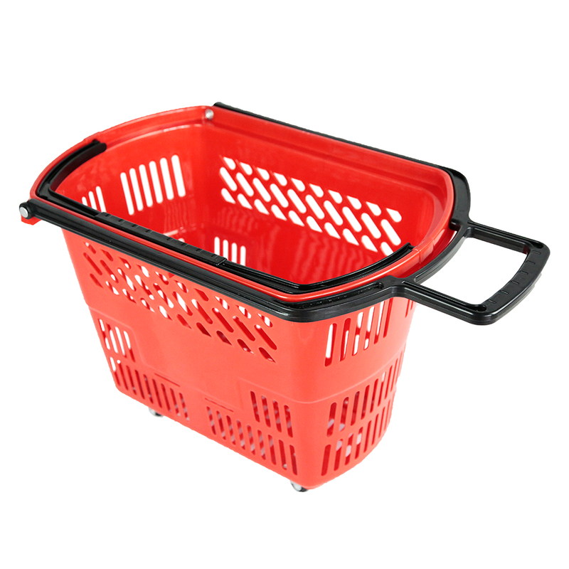 4 Panier de magasinage roulant