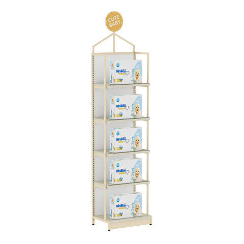 Single Side Mother and Baby Store Shop Design Meubles étagères.