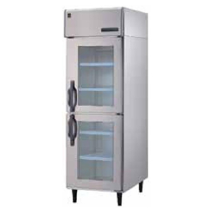 -6 ~ 12 ℃ refroidissement à l'air 2 portes en verre réfrigérateur à portée de main.