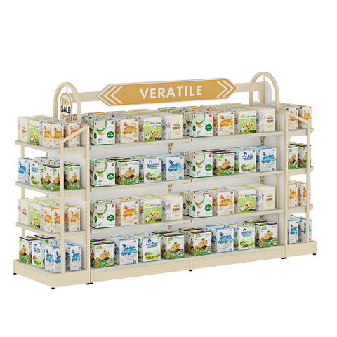 Étagères de meubles de conception de magasin de magasin pour bébé.
