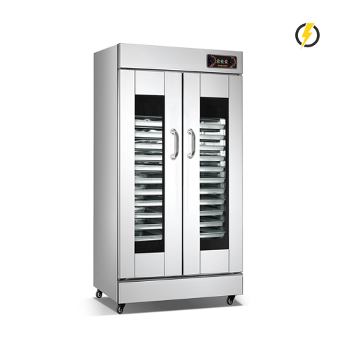 Température ambiante. ~ 60 ℃ 32 plateaux 1 porte Électricité en acier inoxydable