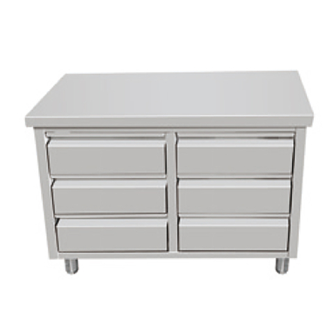 Armoire de tiroir en acier inoxydable