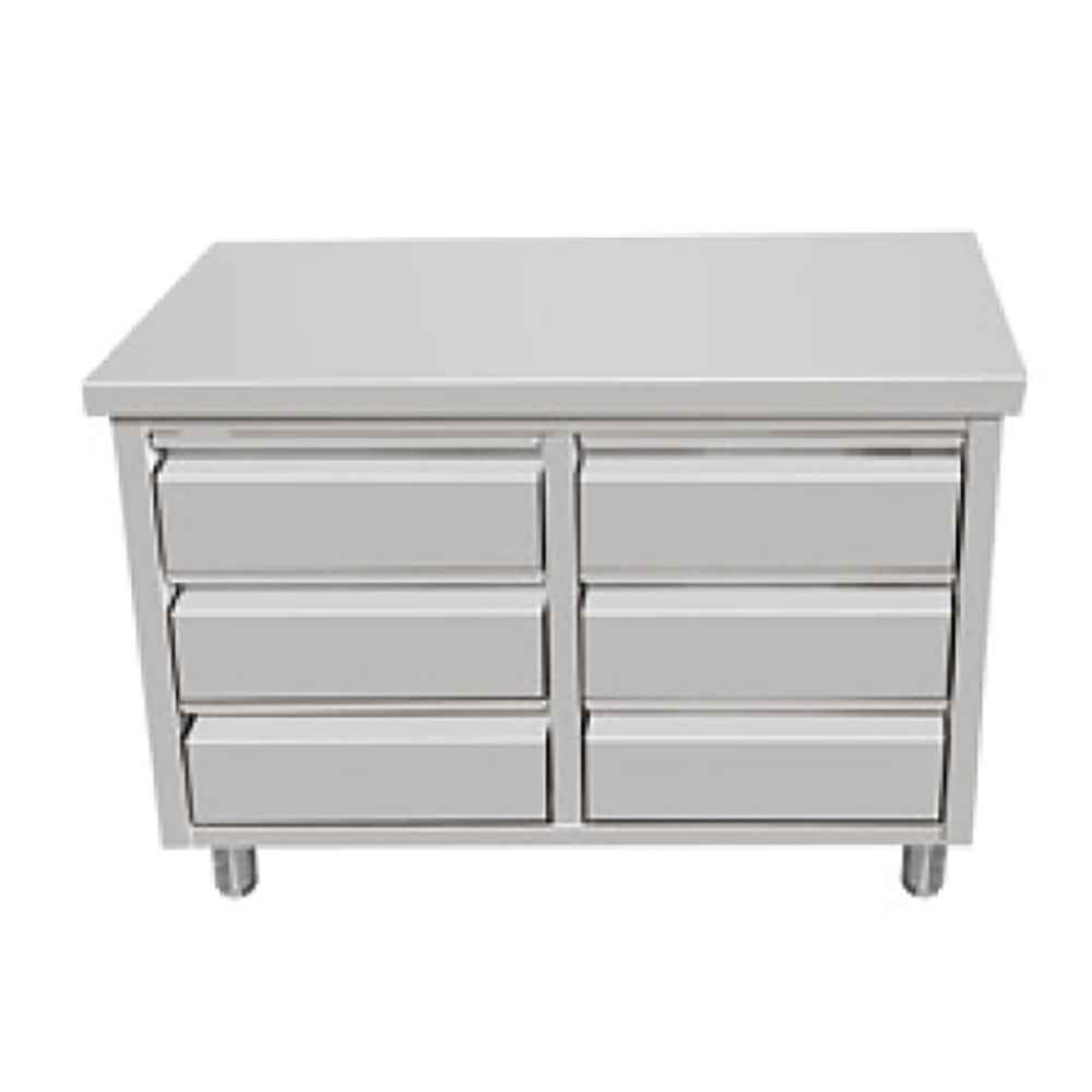 Armoire de tiroir en acier inoxydable