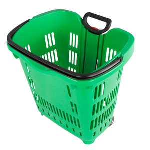 Panier de magasinage de 2 rouleaux Grip Handle