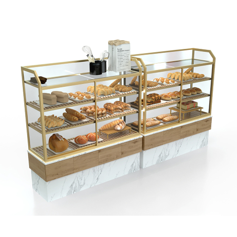 Rack d'affichage de boulangerie d'armoire de boulangerie 1000x400x1300mm