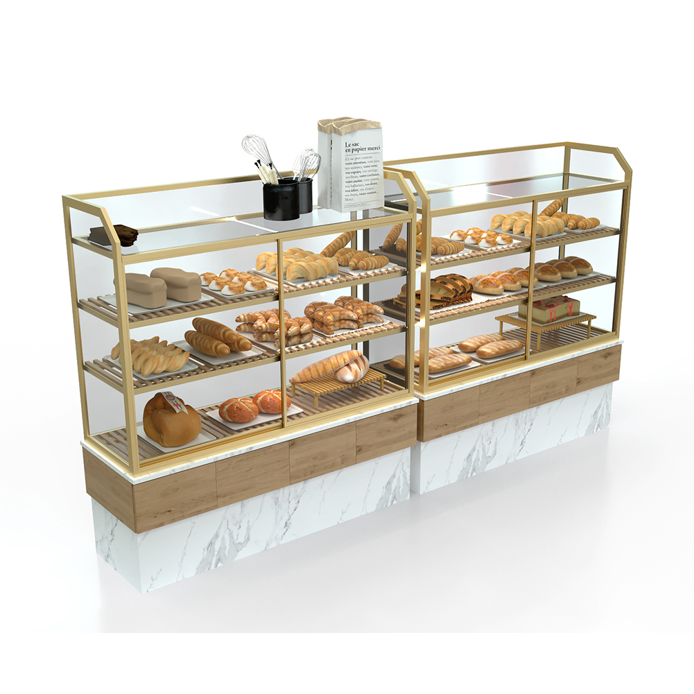 Rack d'affichage de boulangerie d'armoire de boulangerie 1000x400x1300mm