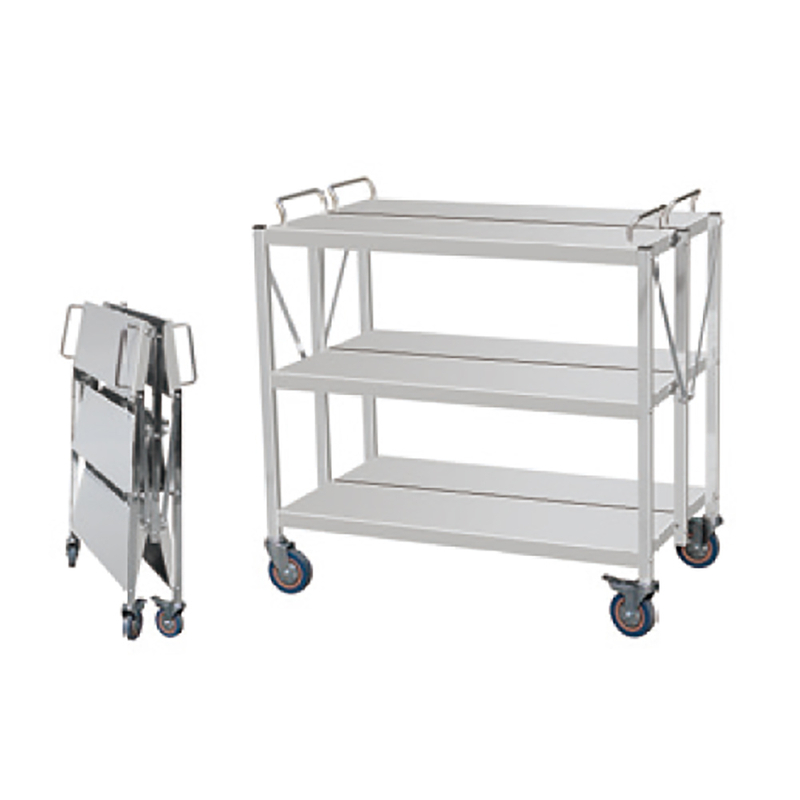 Chariot pliant en acier inoxydable