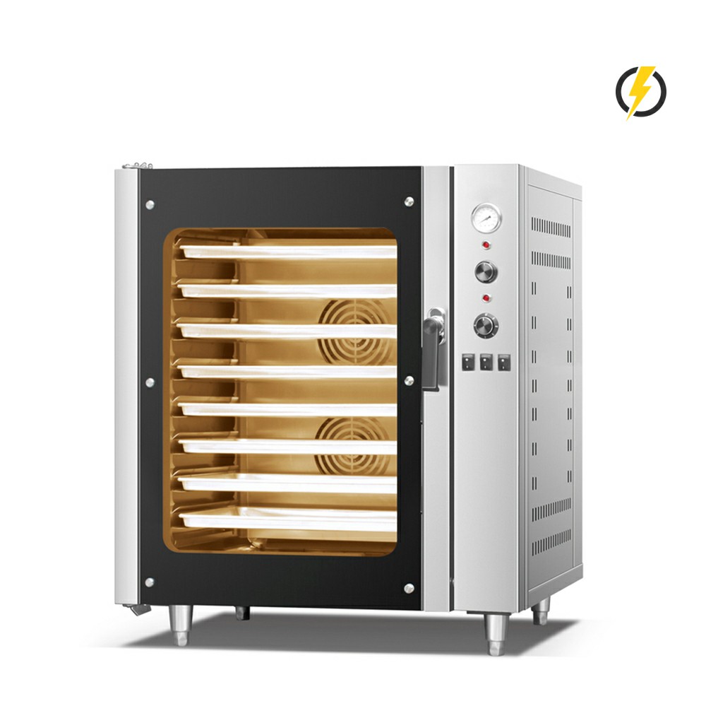  30 ℃ ~ 400 ℃ four électrique Porte en acier inoxydable four Convection Double contrôle