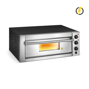  Pizza électrique four Porte en acier inoxydable Contrôle de bouton de four à pizza commercial