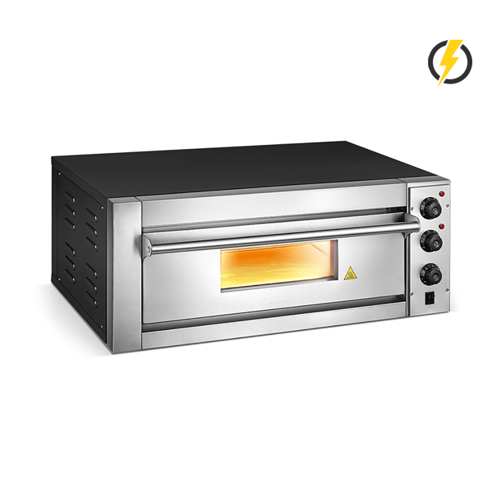  Pizza électrique four Porte en acier inoxydable Contrôle de bouton de four à pizza commercial