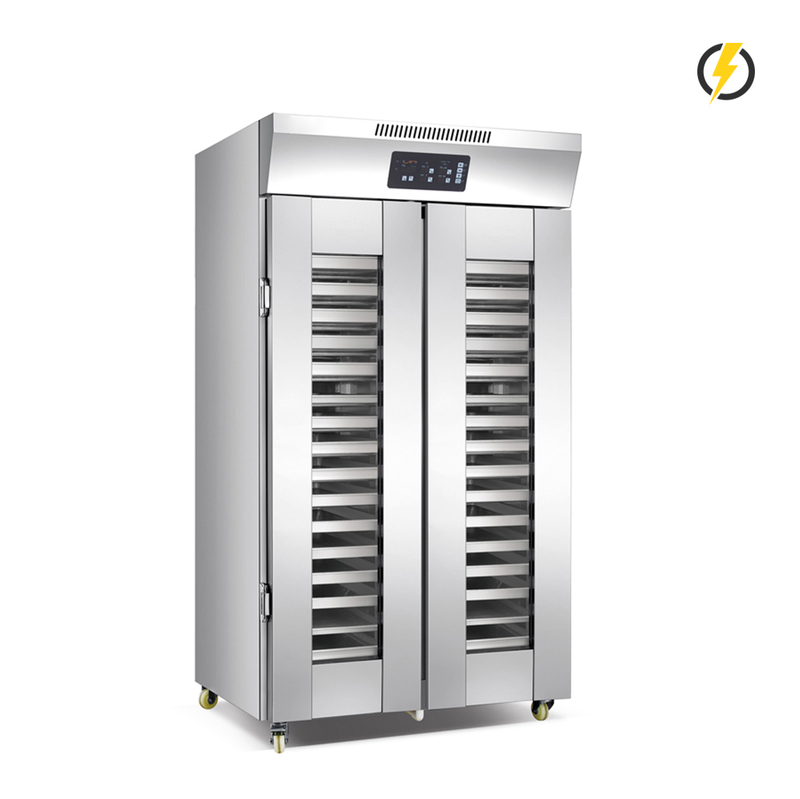 Température ambiante. ~ 60 ℃ 36 plateaux 2 portes moussantes électriques avec épreuve de pulvérisation