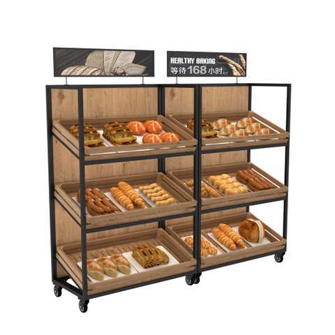 1200x600x1500 (1750) MM Bakery Cabinet Bakery Display Rack