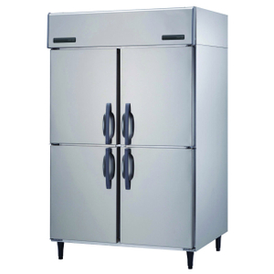 -22 ~ -7 ℃ / -6 ~ 12 ℃ refroidissement par air 4 portes solides à deux températures Readractiment Read-in Refrigérateur Réfrigérateur commercial