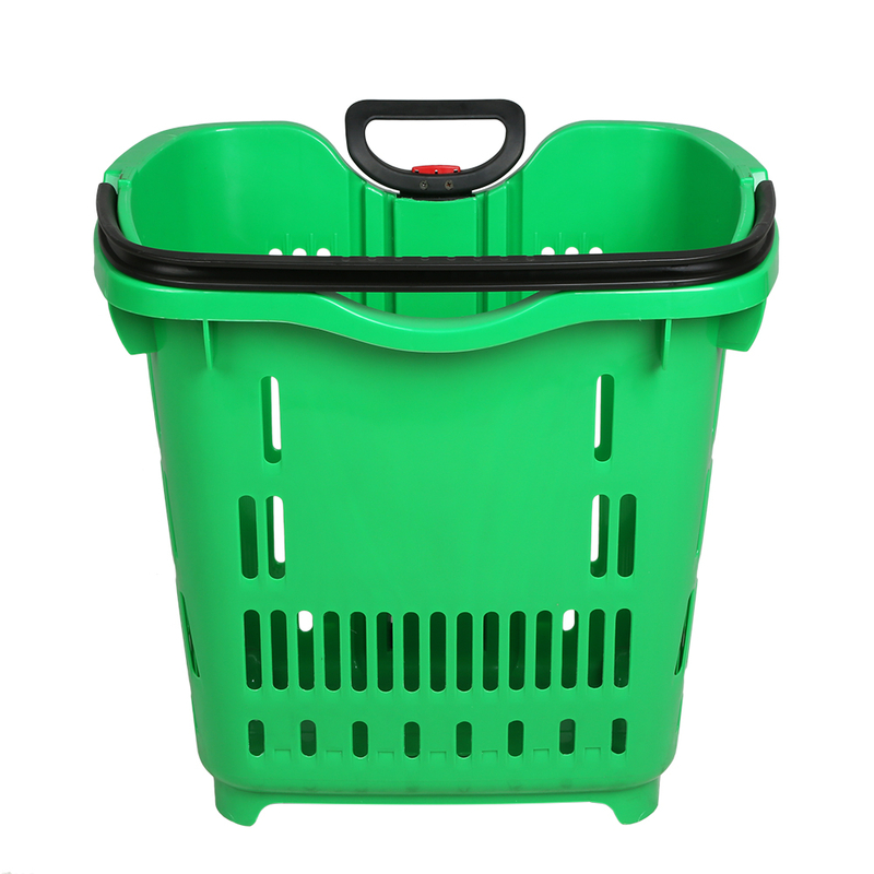 Panier de magasinage de 2 rouleaux Grip Handle