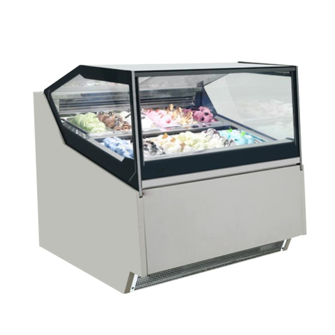 1290 * 1174 * 1200 mm / -18 ~ -25 ° C vitrine de gelato réfrigérée