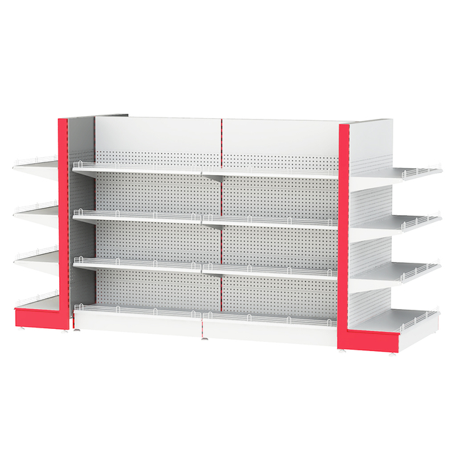 Épicerie étagère de supermarchage d'étagères de gondole