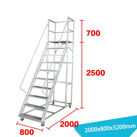 31 'Wide10 Step en acier à échelle de sécurité LT-15