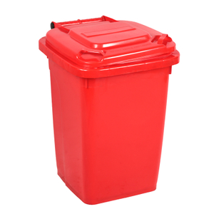 Pédale de recyclage non toxique bac poubelle coloré