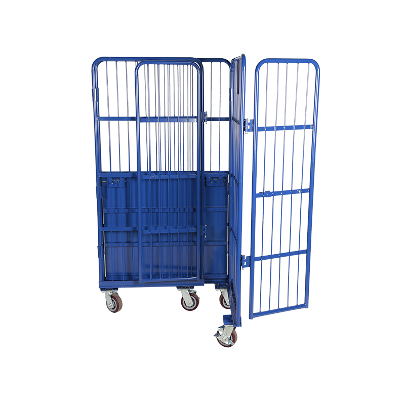 Chariot à cage de rouleau coloré