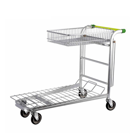 Chariot de plate-forme d'entrepôt de transporteur lourde pliant
