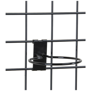 24 'Gridwall Hangrail est de 12 ' Deep pour tenir des affichages de marchandises
