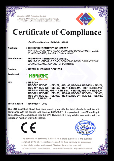 Certificats CE 03