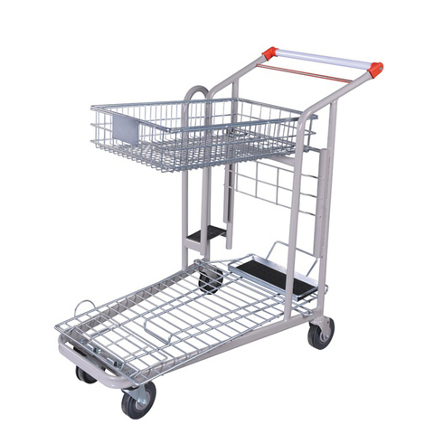 Chariot de plate-forme d'entrepôt de supermarché