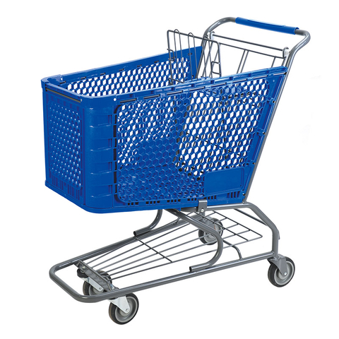 Cart d'achat en plastique P-2 (120L)