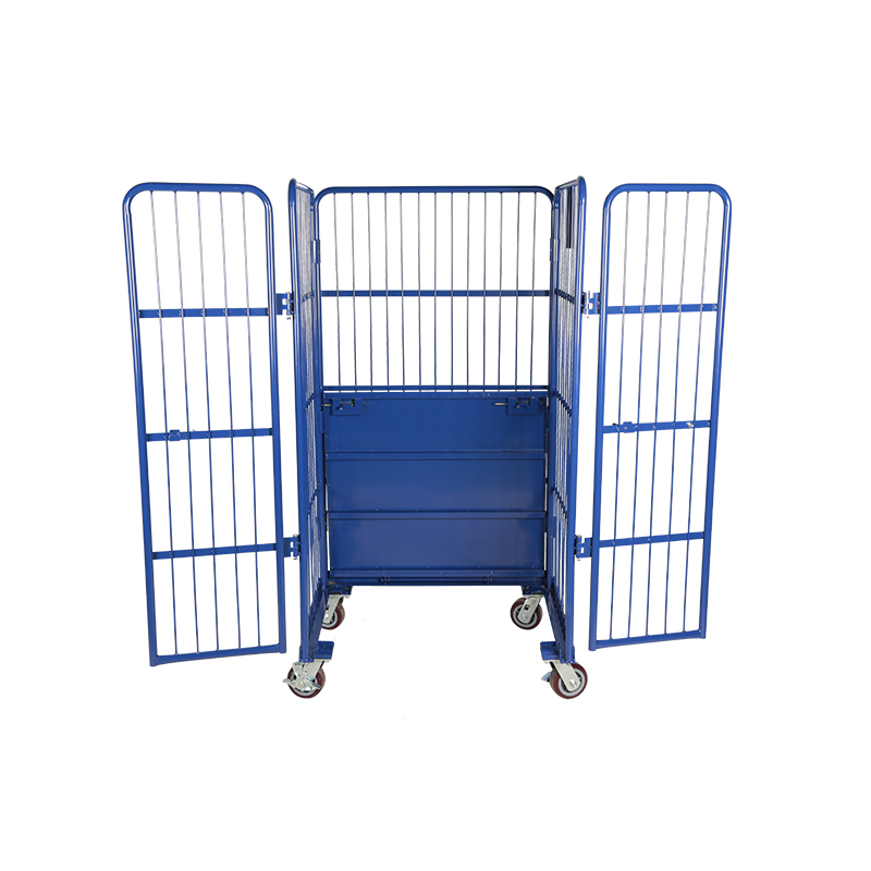 Chariot à cage de rouleau coloré