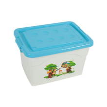 Boîte à contenant de rangement en plastique