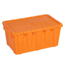 Caisse empilable en plastique Contatrice de couvercle attaché NLB-13
