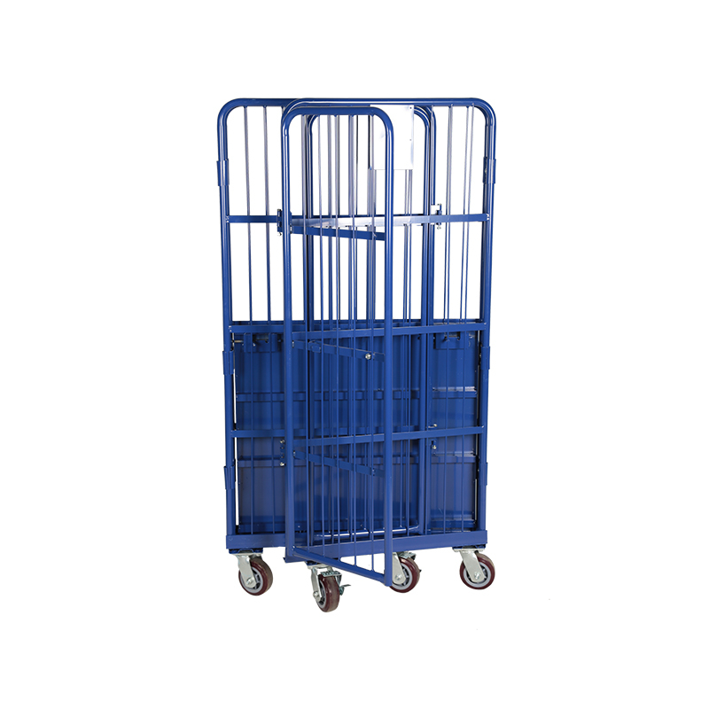 Chariot à cage de rouleau coloré