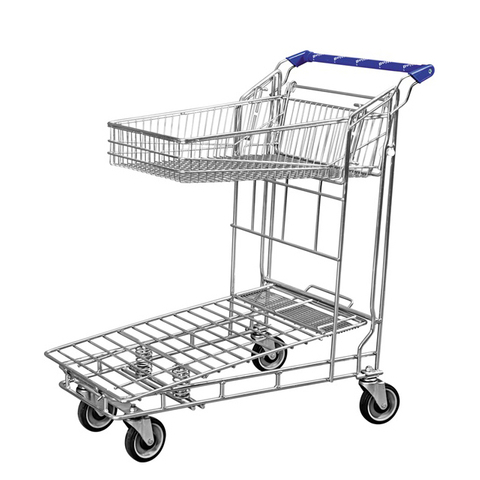 Chariot d'entrepôt de stockage pratique 