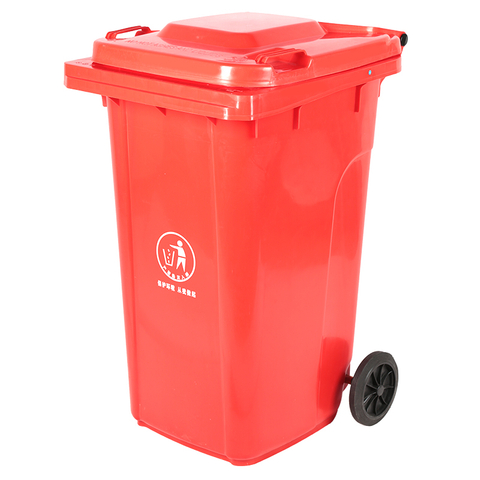 240L Bin de déchets HDPE robustes