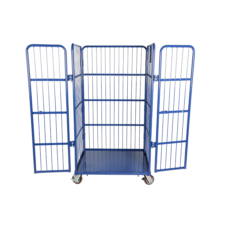 Chariot à cage de rouleau coloré