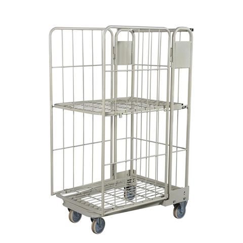 Récipient en rouleau blanc pliable 