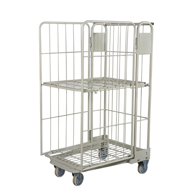 Récipient en rouleau blanc pliable 