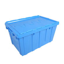 Caisse en plastique empilable de couvercle fixé NLB-5
