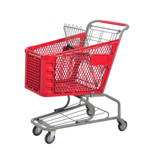 Cart d'achat en plastique P-1 (100L)