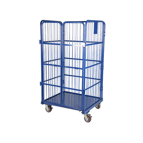 Chariot à cage de rouleau coloré
