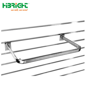 Slatwall Garment D Rail Oval Tube