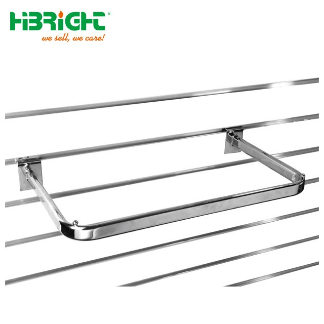 Slatwall Garment D Rail Oval Tube