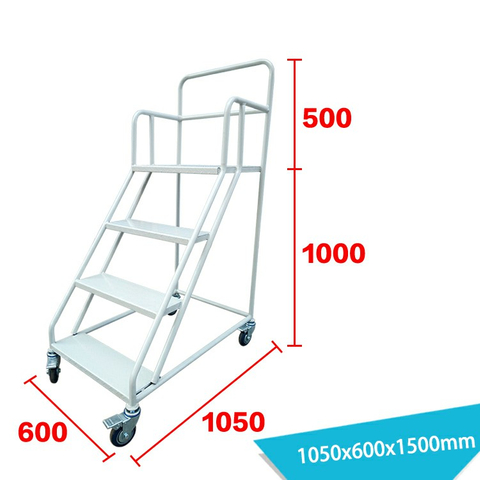Échelle de plate-forme mobile en 4 étapes LT-8