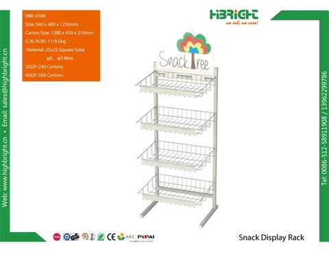 Rack d'affichage de collation