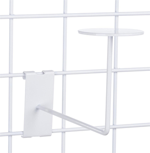 24 'Gridwall Hangrail est de 12 ' Deep pour tenir des affichages de marchandises