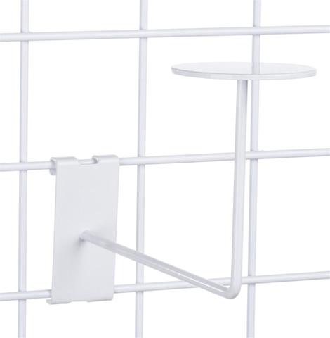 24 'Gridwall Hangrail est de 12 ' Deep pour tenir des affichages de marchandises