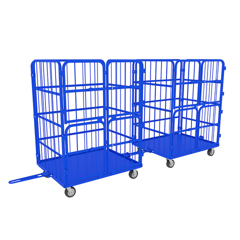 Chariot à cage de rouleau connectable