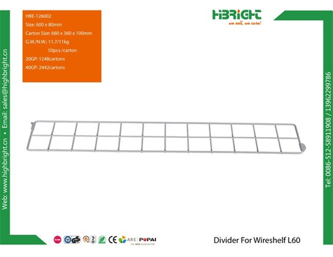 Diviseur pour Wireshelf L60