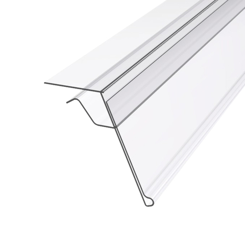 Bandes de données pour étagères en verre 