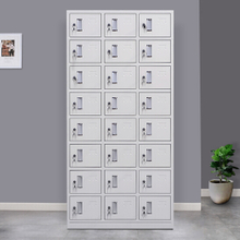 Casier de rangement en métal à 24 portes